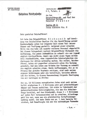 viktor brack letter to heinrich himmler